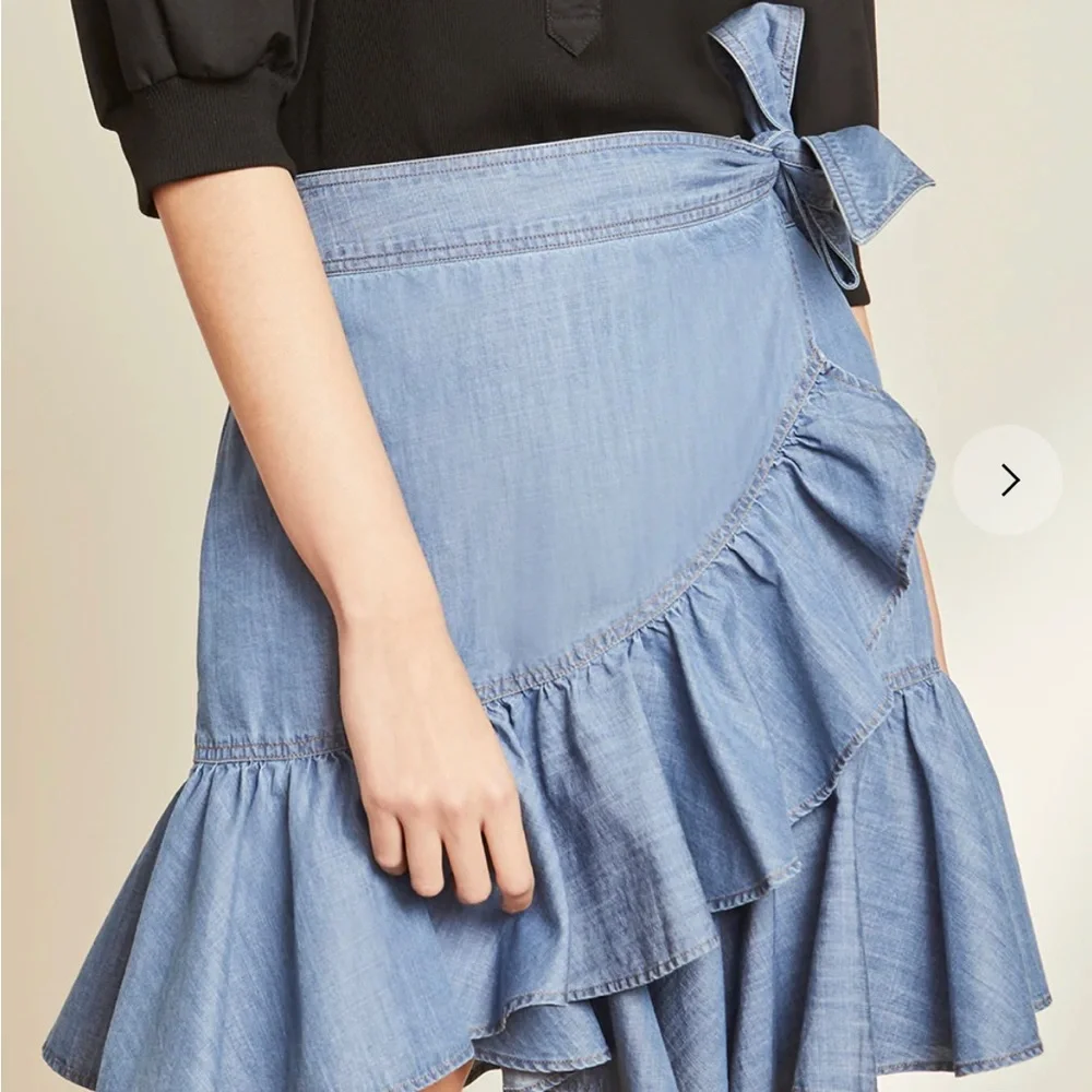 Veronica beard Memphis Denim skirt - Picture 2 of 9